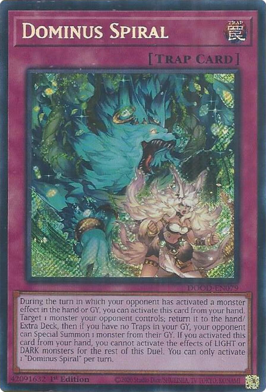 Dominus Spiral [DOOD-EN079] Secret Rare | Black Swamp Games