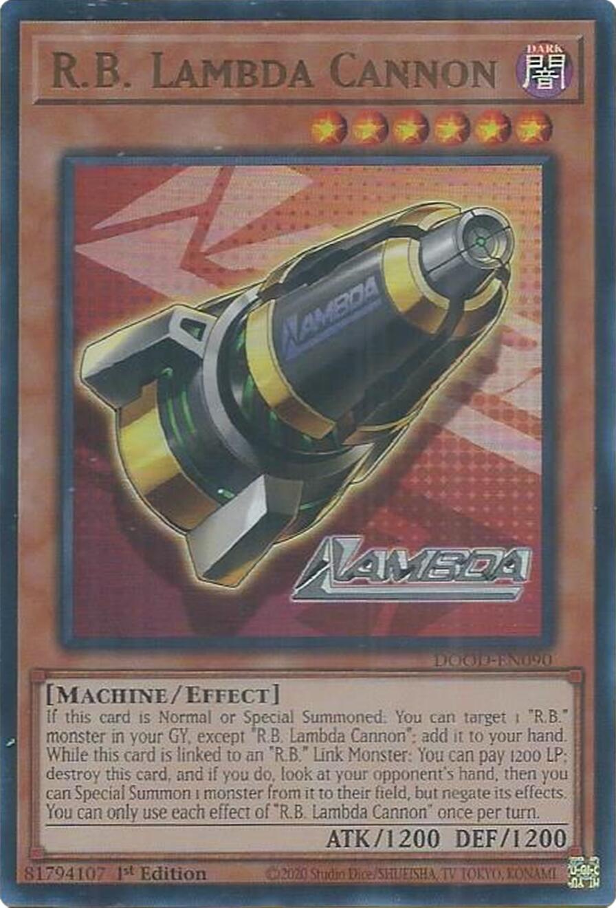 R.B. Lambda Cannon [DOOD-EN090] Ultra Rare | Black Swamp Games