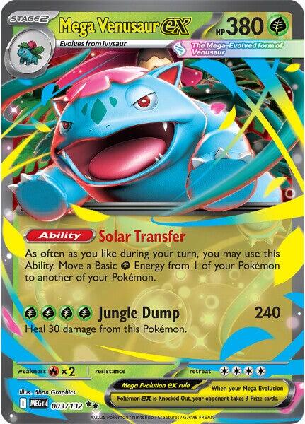 Mega Venusaur ex (003/132) [Mega Evolutions: Base Set] | Black Swamp Games