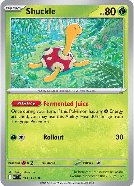 Shuckle (011/132) [Mega Evolution: Base Set] | Black Swamp Games