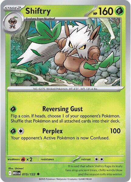Shiftry (015/132) [Mega Evolution: Base Set] | Black Swamp Games
