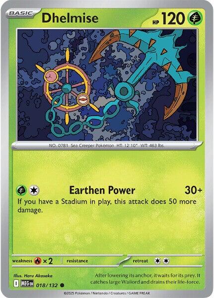 Dhelmise (018/132) [Mega Evolutions: Base Set] | Black Swamp Games