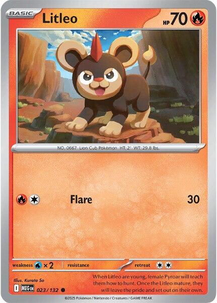 Litleo (023/132) [Mega Evolution: Base Set] | Black Swamp Games