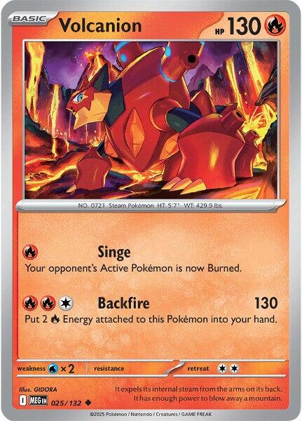 Volcanion (025/132) [Mega Evolution: Base Set] | Black Swamp Games