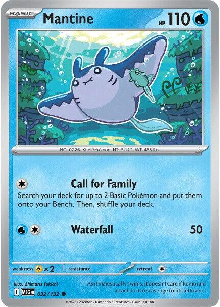 Mantine (032/132) [Mega Evolutions: Base Set] | Black Swamp Games