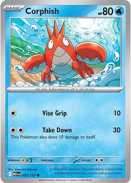 Corphish (033/132) [Mega Evolution: Base Set] | Black Swamp Games