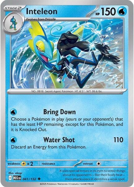 Inteleon (041/132) [Mega Evolutions: Base Set] | Black Swamp Games