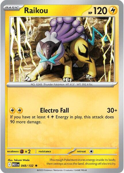 Raikou (048/132) [Mega Evolution: Base Set] | Black Swamp Games