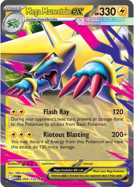 Mega Manectric ex (050/132) [Mega Evolution: Base Set] | Black Swamp Games
