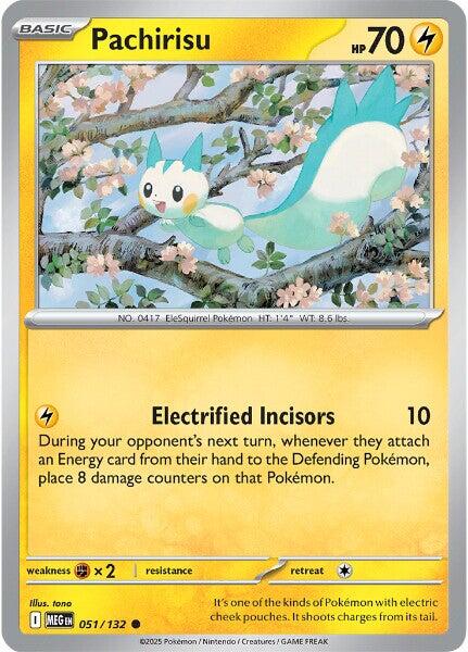 Pachirisu (051/132) [Mega Evolution: Base Set] | Black Swamp Games