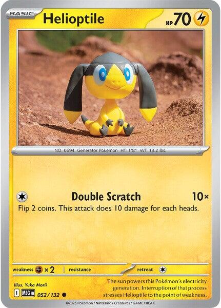 Helioptile (052/132) [Mega Evolutions: Base Set] | Black Swamp Games