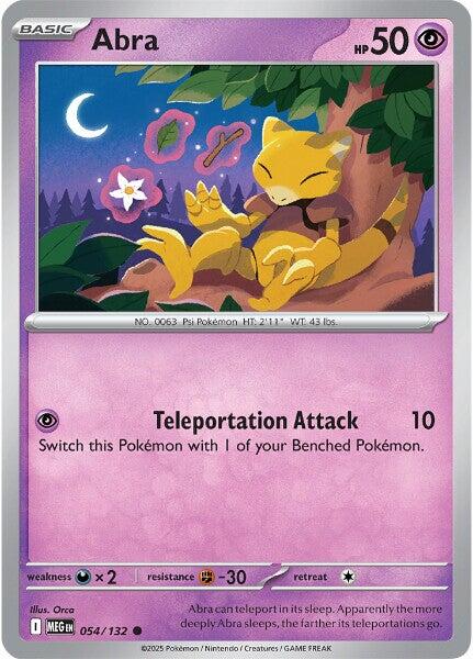 Abra (054/132) [Mega Evolutions: Base Set] | Black Swamp Games