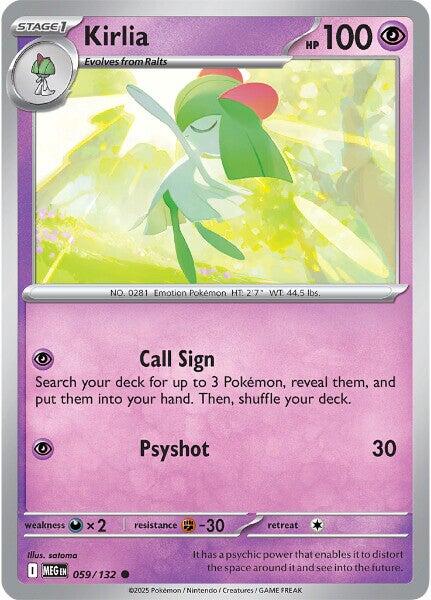 Kirlia (059/132) [Mega Evolution: Base Set] | Black Swamp Games
