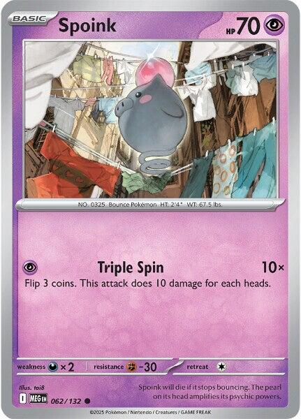 Spoink (062/132) [Mega Evolutions: Base Set] | Black Swamp Games