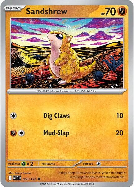 Sandshrew (068/132) [Mega Evolution: Base Set] | Black Swamp Games
