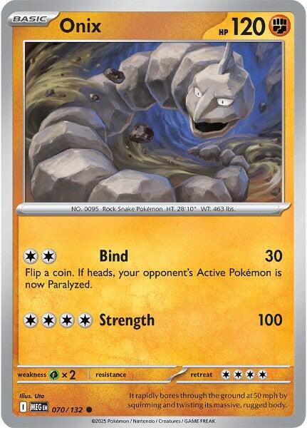 Onix (070/132) [Mega Evolutions: Base Set] | Black Swamp Games