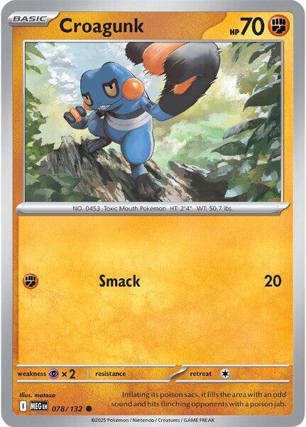 Croagunk (078/132) [Mega Evolutions: Base Set] | Black Swamp Games