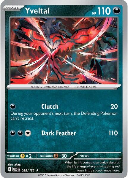 Yveltal (088/132) [Mega Evolutions: Base Set] | Black Swamp Games
