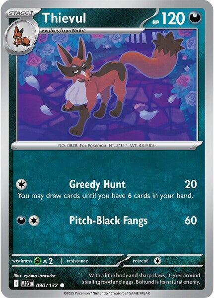 Thievul (090/132) [Mega Evolutions: Base Set] | Black Swamp Games
