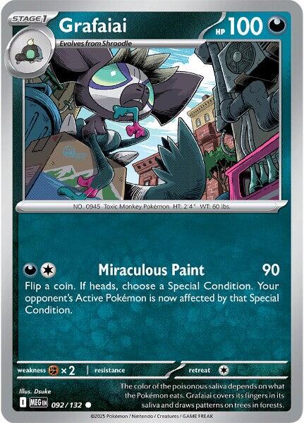Grafaiai (092/132) [Mega Evolutions: Base Set] | Black Swamp Games