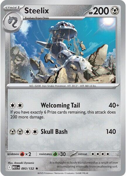 Steelix (093/132) [Mega Evolutions: Base Set] | Black Swamp Games