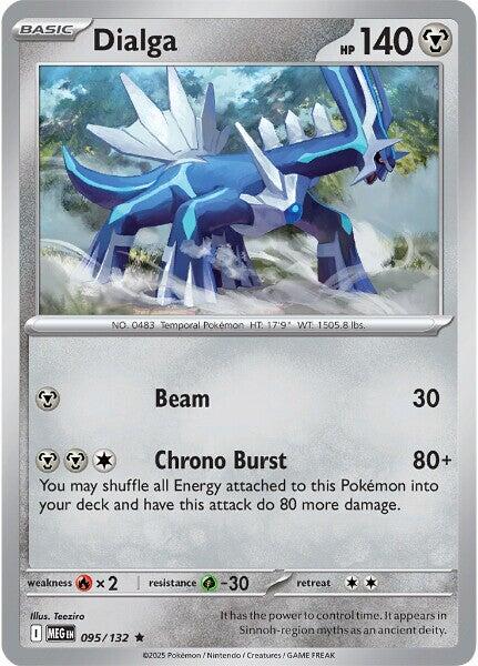 Dialga (095/132) [Mega Evolutions: Base Set] | Black Swamp Games