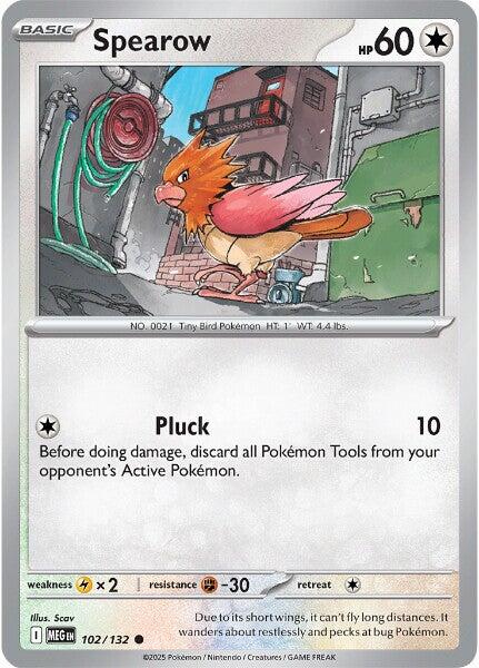 Spearow (102/132) [Mega Evolutions: Base Set] | Black Swamp Games