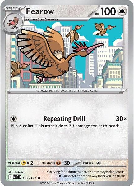 Fearow (103/132) [Mega Evolutions: Base Set] | Black Swamp Games