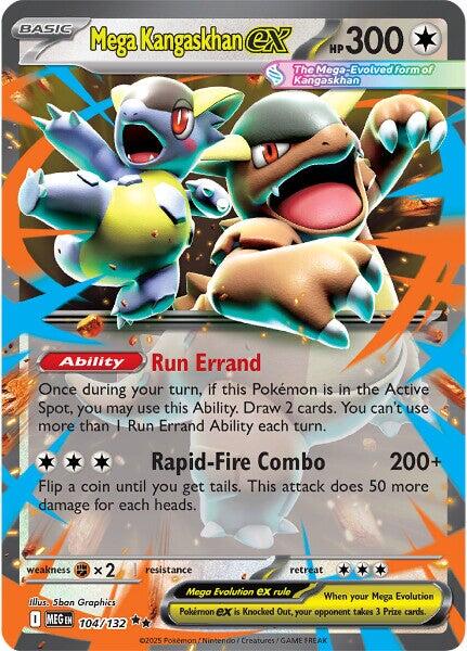 Mega Kangaskhan ex (104/132) [Mega Evolution: Base Set] | Black Swamp Games