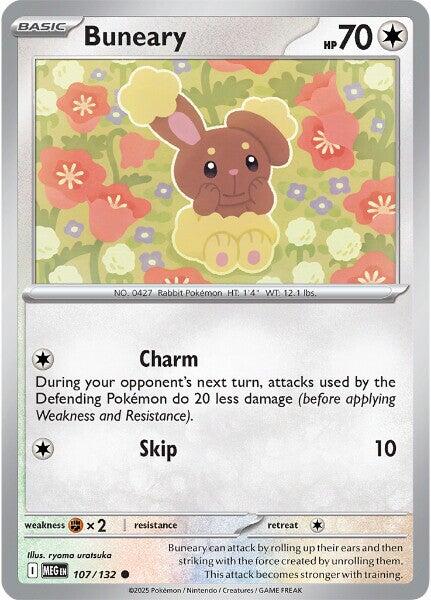 Buneary (107/132) [Mega Evolutions: Base Set] | Black Swamp Games