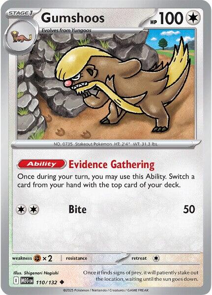 Gumshoos (110/132) [Mega Evolutions: Base Set] | Black Swamp Games