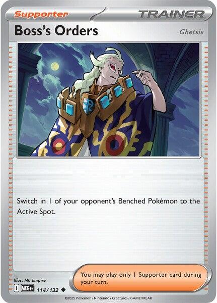 Boss's Orders (114/132) [Ghetsis] [Mega Evolutions: Base Set] | Black Swamp Games