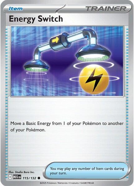 Energy Switch (115/132) [Mega Evolutions: Base Set] | Black Swamp Games