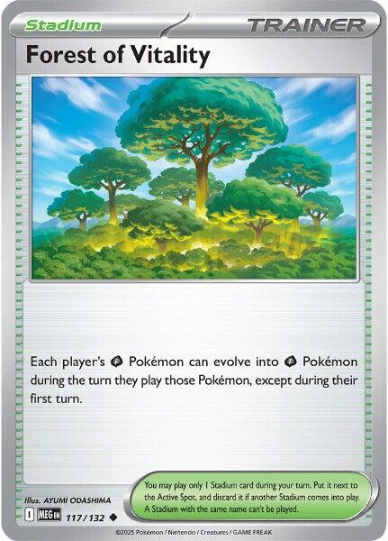 Forest of Vitality (117/132) [Mega Evolution: Base Set] | Black Swamp Games
