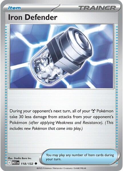 Iron Defender (118/132) [Mega Evolutions: Base Set] | Black Swamp Games