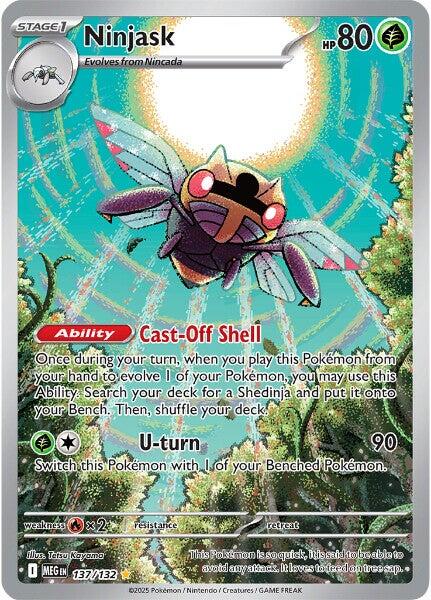 Ninjask (137/132) [Mega Evolutions: Base Set] | Black Swamp Games