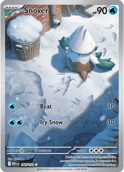 Snover (140/132) [Mega Evolutions: Base Set] | Black Swamp Games