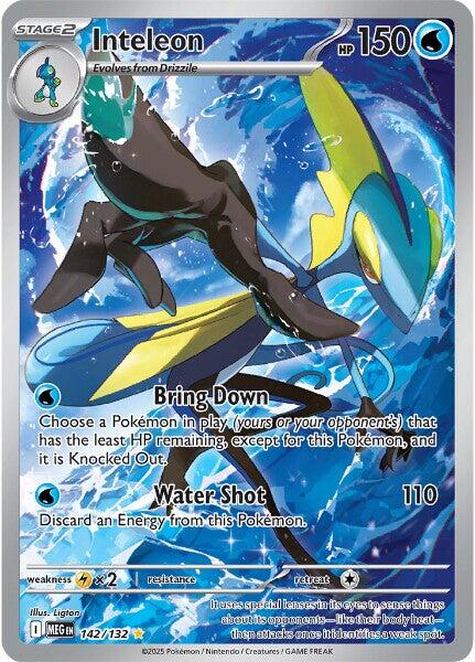 Inteleon (142/132) [Mega Evolutions: Base Set] | Black Swamp Games