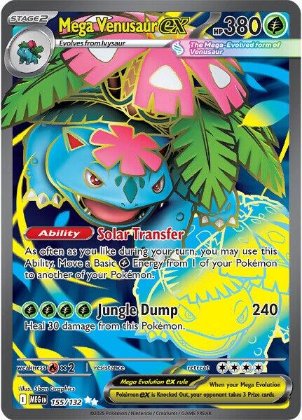 Mega Venusaur ex (155/132) [Mega Evolutions: Base Set] | Black Swamp Games