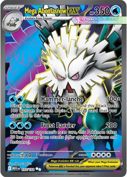 Mega Abomasnow ex (157/132) [Mega Evolutions: Base Set] | Black Swamp Games