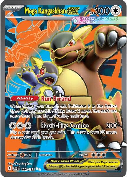 Mega Kangaskhan ex (164/132) [Mega Evolutions: Base Set] | Black Swamp Games