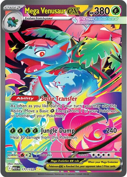 Mega Venusaur ex (177/132) [Mega Evolutions: Base Set] | Black Swamp Games