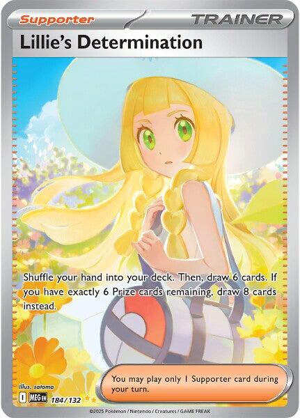 Lillie's Determination (184/132) [Mega Evolutions: Base Set] | Black Swamp Games
