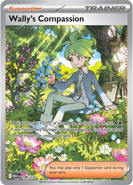 Wally's Compassion (186/132) [Mega Evolutions: Base Set] | Black Swamp Games