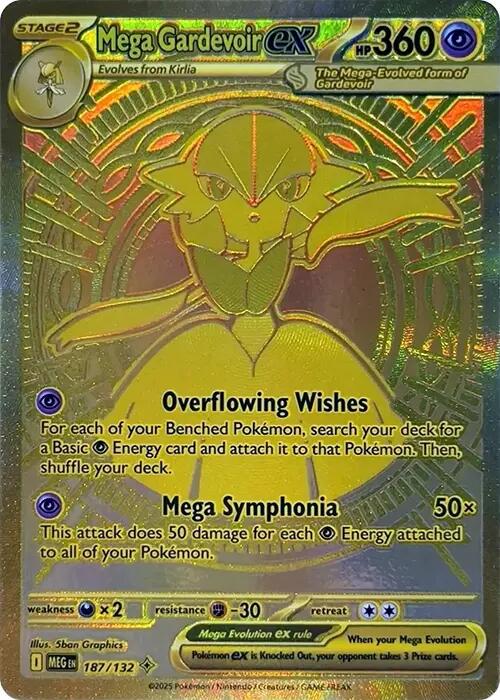 Mega Gardevoir ex (187/132) [Mega Evolutions: Base Set] | Black Swamp Games