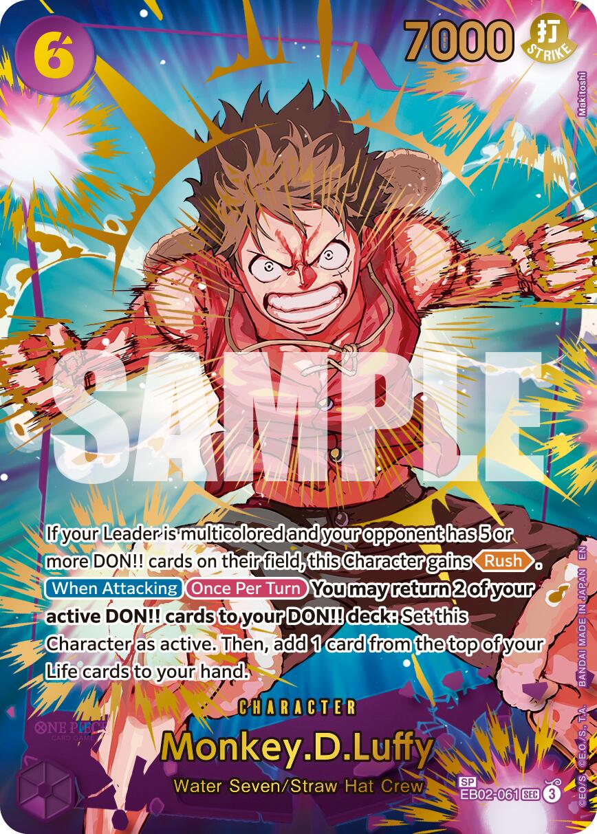 Monkey.D.Luffy (EB02-061) (SP) [Premium Booster -The Best- Vol. 2] | Black Swamp Games