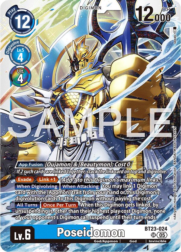 Poseidomon [BT23-024] [Hackers' Slumber] | Black Swamp Games