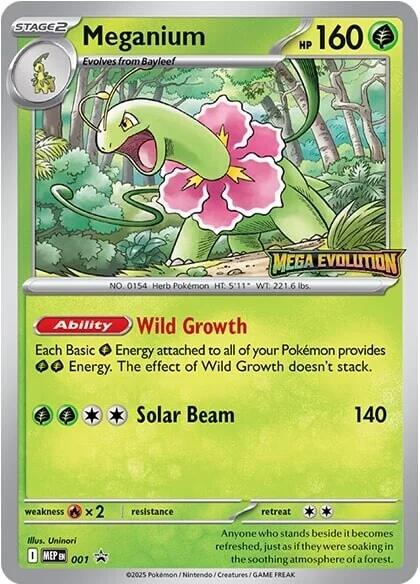 Meganium (001) [Mega Evolutions Promo] | Black Swamp Games