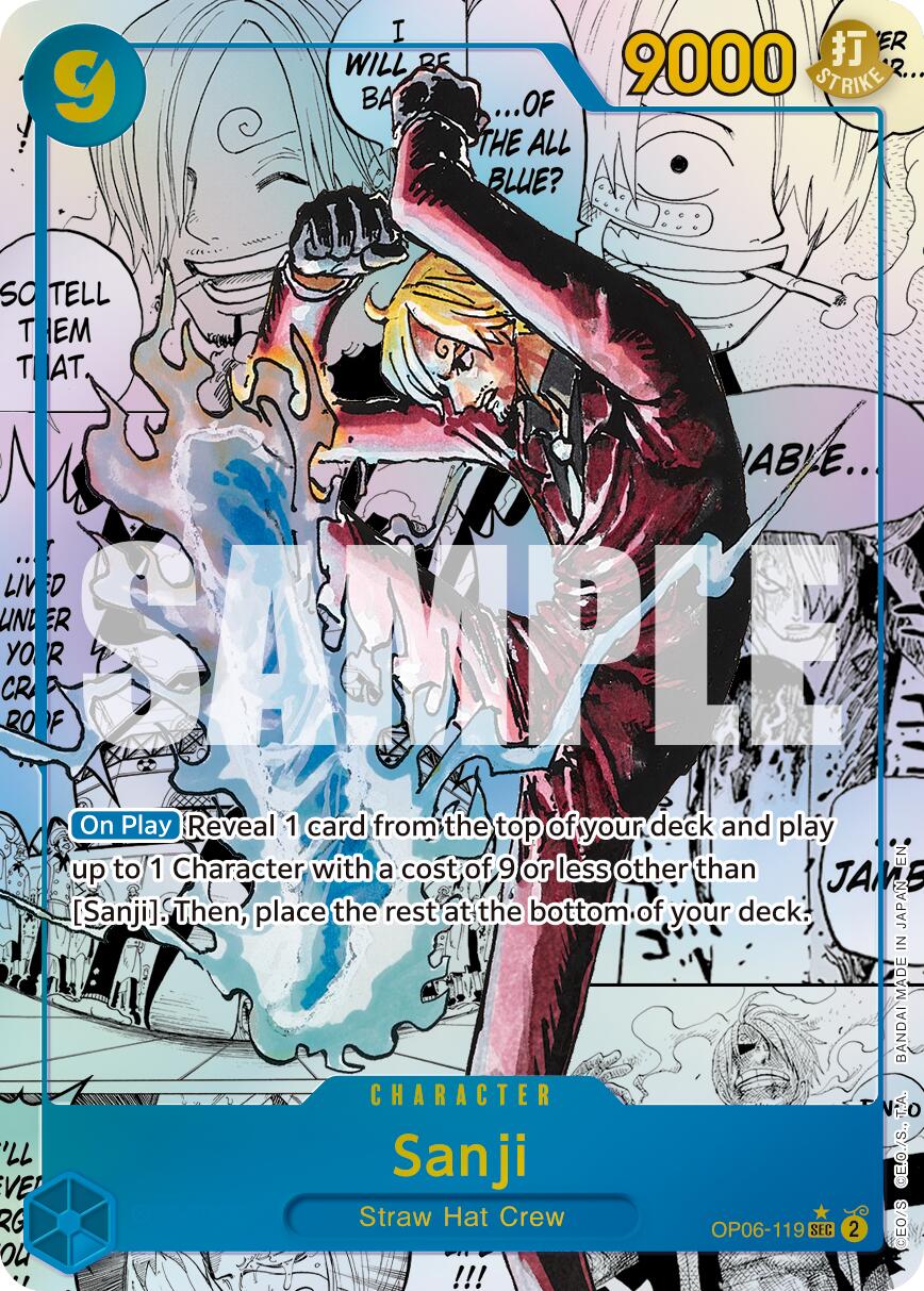 Sanji (Manga) [Premium Booster -The Best- Vol. 2] | Black Swamp Games