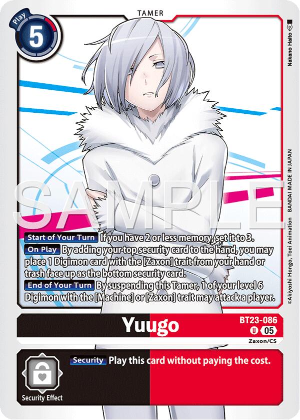Yuugo [BT23-086] [Hackers' Slumber] | Black Swamp Games